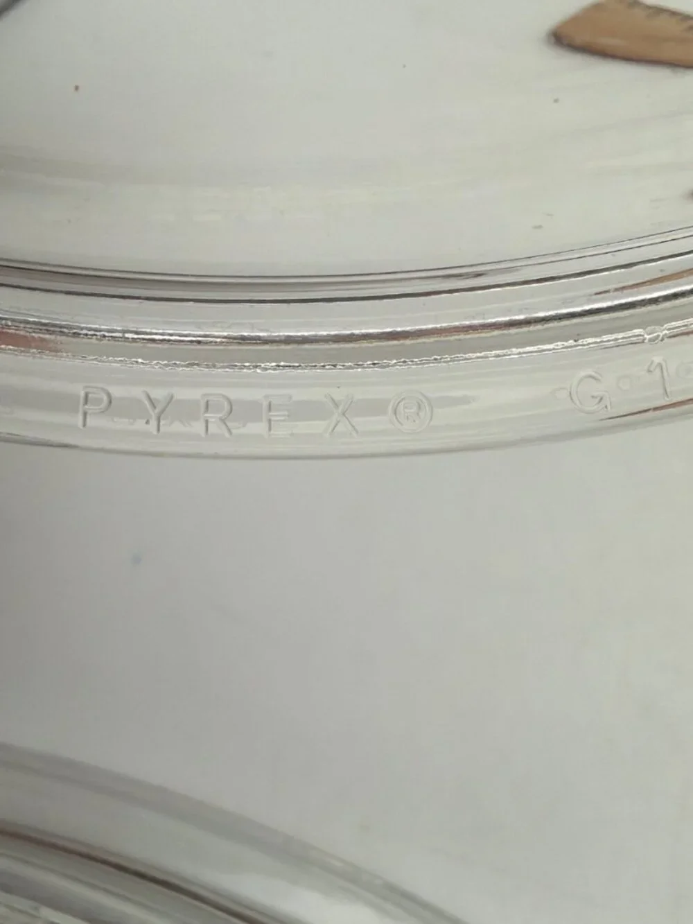 PYREX‎ Corning Ware Ribbed Round Replacement Lid – G 1 C – 8 3/4″ LID ONLY